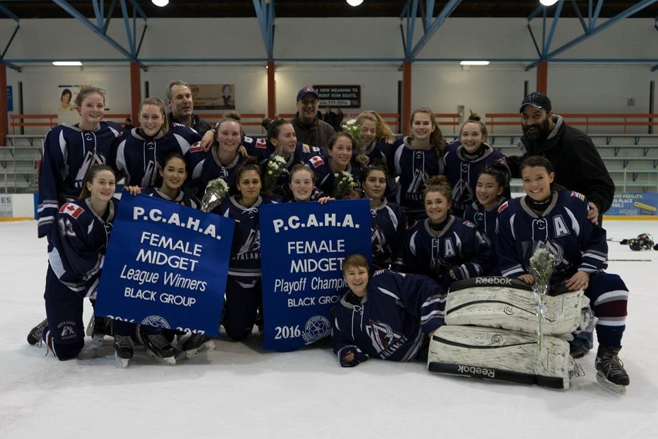 North Shore Avalanche - Midget C1 League and Playoff Banner Photo